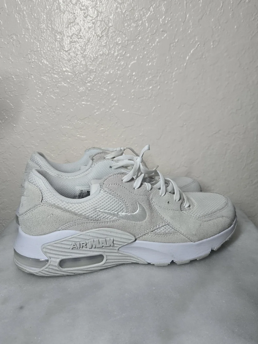 Nike Air Max Excee Womens Sneakers in Tan/Beige White Size 10